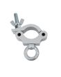 Showtec Half Coupler + Eye 230 kg Silver, Slimline for 50mm tube