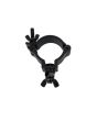 Showtec Compact Coupler 75kg zwart, for 50mm tube