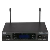 Dap COM-42 2-kanaals handheldset UHF draadloze microfoon