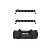 EUROLITE Set 2x LED BAR-6 QCL RGBA + Soft Bag