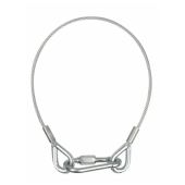 Showgear Safety Kabel 3 mm, 0.6 m, Certified