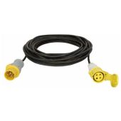 Motorcable 20 m, CEE 4P 16A Geel