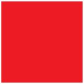 Showgear Dekomolton 3 m (W), roll 60 m, Red 