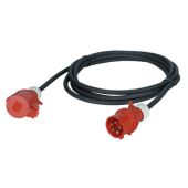 Showtec  verlengkabel CEE 16 amp /CEE 16 amp 10mtr 5 x 2,5mm