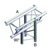 Milos ATM37 - DT22023 Driehoek Decotruss Tstuk 90 Degrees T-cross