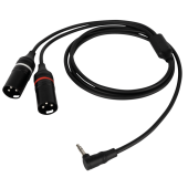 DAP FL118 - male stereo right-angled mini-jack to 2 XLR/M 3P
150 cm