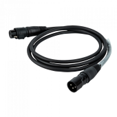 DAP FLR73 - IP65 DMX/AES-EBU XLR/M 3P to XLR/F 3P Rean RCX3 series 6 mtr