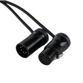 DAP FLX18 - bal. XLR/M 5P naar XLR/F 5P Patchkabel
Ultracompacte haakse XLR patchkabel 