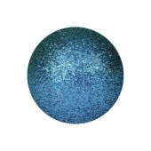 EUROPALMS Deco Ball 3,5cm, blauw, glitter 48x
