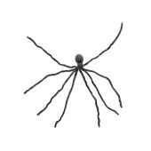EUROPALMS Halloween Giant Spider, grey, 230cm
