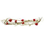 EUROPALMS Rose Garland (EVA), kunstmatig, rood