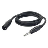 Dap Audio FL046 Male XLR naar stereo jack microfoonkabel 6 mtr
