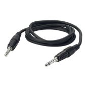 DAP FL053 - Jack mono naar Jack mono Black 3 mtr