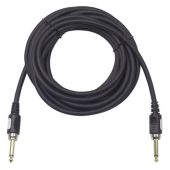 Dap FL1710 Road Gitaar kabel beide zijde's rechte plug 7 mm kabeldikte , lengte 10 mtr