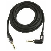 Dap FL1810 Stage Gitaar Kabel een zijde rechte plug andere kant haakse plug 10 meter