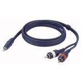 DAP FL303 stereo mini jack naar 2 x cinch / RCA plug 3 mtr