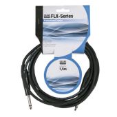 DAP FLX05 - mono Jack kabel Black 1,5 meter X-type