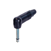 Neutrik Jack Plug 6.3 mm Mono - 90° Zwarte behuizing