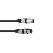 OMNITRONIC XLR Kabel 3pin 1,5 meter zwart