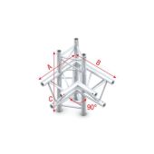 Milos ACB44 - PT30014 Corner 90° up/down, right Pro-30 Triangle P Truss