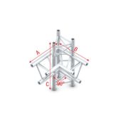 Milos ACB45 - PT30015 90°Hoek  up/down, left Pro-30 Triangle P Truss 