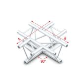 Milos ACB41 - PT30016  kruis 4-way horizontal Pro-30 Triangle P Truss