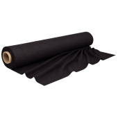 Showgear Deko Molton ECO 140 g/m² Baal Zwart - 1,3 x 30 m (B x L)