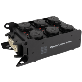 Showgear PowerCore 1m.6s Breakout Multipin H16 in naar 6x Schuko