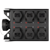 Showgear PowerCore 1s.6s Breakout Multipin S19 in to 6x Shuko