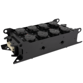 Showgear PowerCore 2m.8s Breakout Multipin H16 in/uit naar 8x Schuko Showgear