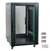 Showgear RCA-FSG Network Cabinet, Glass Door 32U