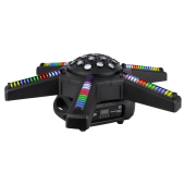 Showtec Hurricane 320 RGBW moonflowereffect met roterende armen