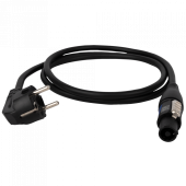 Showtec Powerkabel Neutrik Powercon naar Schuko 1,5 m 3x 2,5 mm2