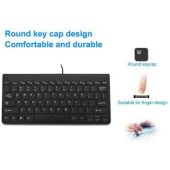 Ultra Slim Mini Keyboard Wired Usb 2.0 Toetsenbord
