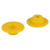 Wentex CURTFIX® Gekleurde Ringen voor Gordijnklem Set van 50 - geel