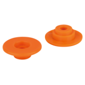 Wentex CURTFIX® Gekleurde Ringen voor Gordijnklem Set van 50 - oranje