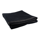 Wentex Sound-absorbing Backdrop 500 g/m² Black - 300 x 500 cm (W x H) - ongeplooid