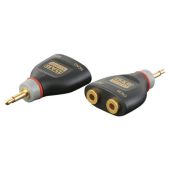XGA14 - Mini Jack Male mono naar 2 x Mini Jack mono Female splitter