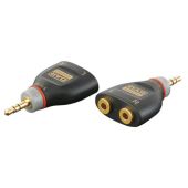 XGA16 - Mini Jack Male stereo naar 2 x Mini Jack Female splitter