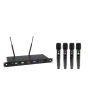 OMNITRONIC UHF-604 4-channel Wireless Mic System 823-832/863-865 MHz