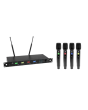 OMNITRONIC UHF-604 4-channel Wireless Mic System 520-554 MHz