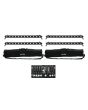 EUROLITE Set 4x LED BAR-12 QCL RGBW + 2x Soft Bags + Controller