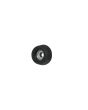 Rubberen voet, diameter 25 mm stalen ring