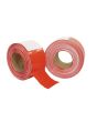 Afzetband  / Afzet lint rood / wit 500mtr x 75mm op rol