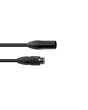 EUROLITE DMX cable SEC-1 IP65 3pin 1m black