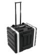 ROADINGER Plastic-Rack 19, 7U, DD/trolley, black