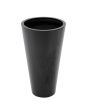 EUROPALMS LEICHTSIN ELEGANCE-69 Plantenbak glanzend zwart