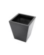 EUROPALMS LEICHTSIN BASIC-50 Plantenbak glanzend zwart