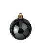 EUROPALMS Deco kerst Bal 7cm, zwart 6x