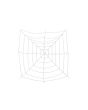EUROPALMS Halloween Spiderweb, 180x180cm